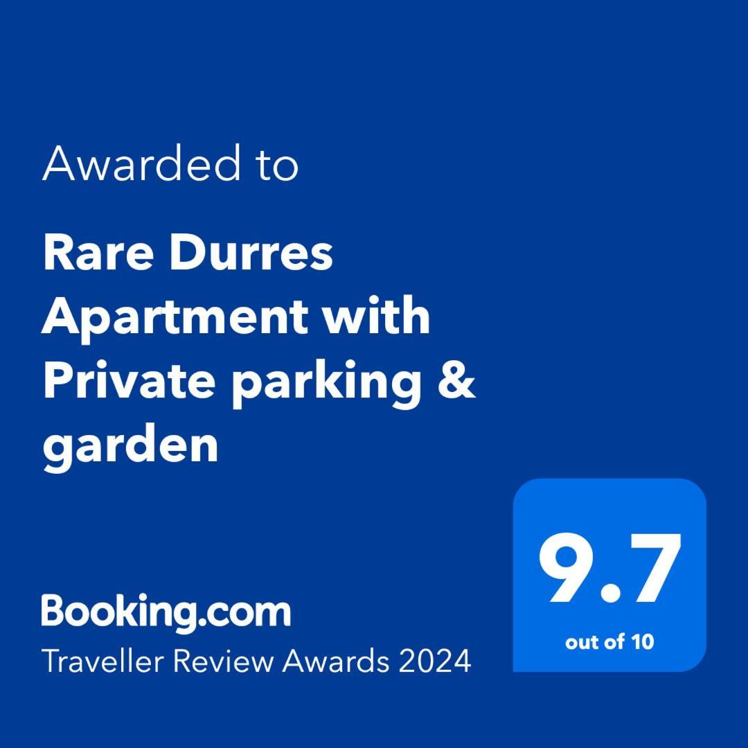 Rare Durres Apartment With Private Parking & Garden Zewnętrze zdjęcie
